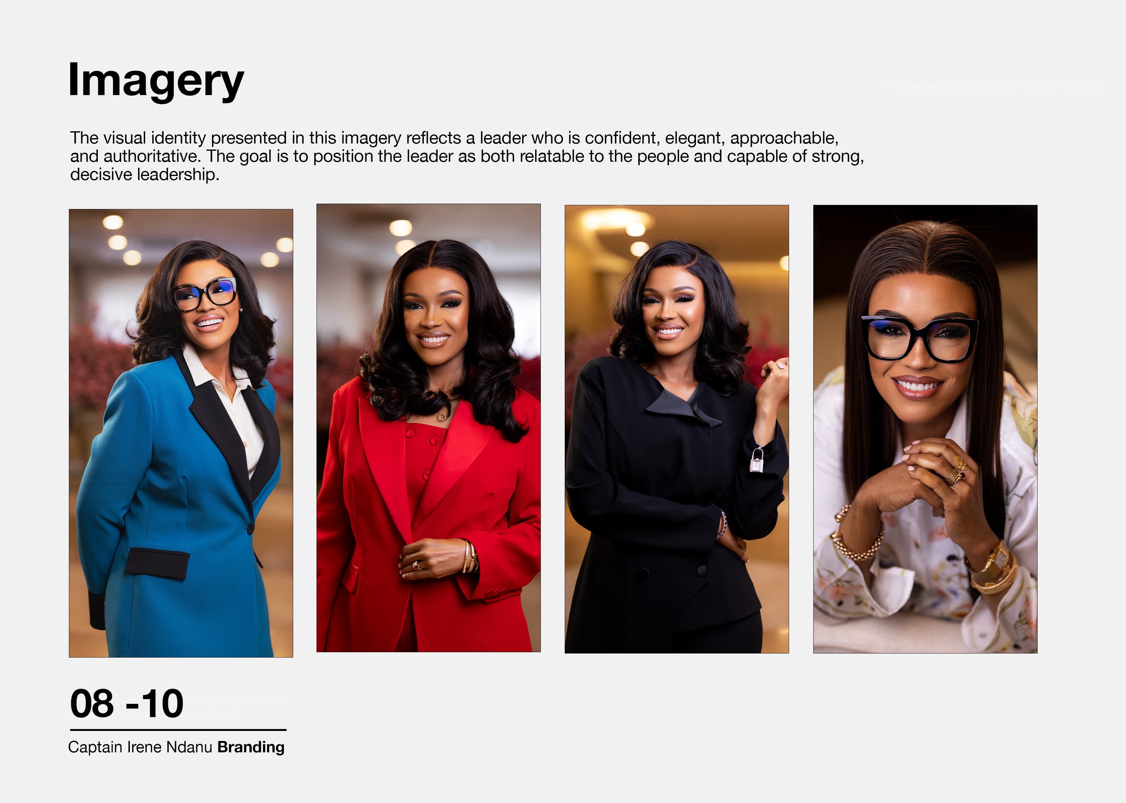 Captain Irene Ndanu editorial portrait suite